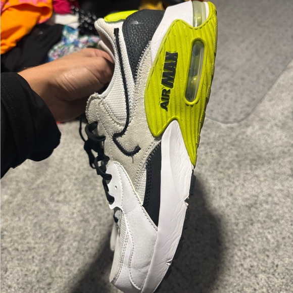 Nike air max Sneakers White and Neon Green